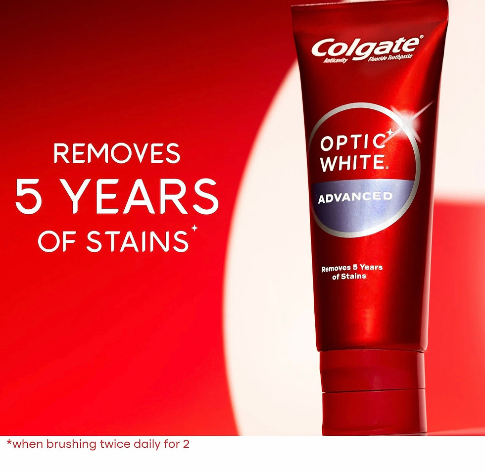 Thumbnail: Colgate Optic White Advanced Hydrogen Peroxide Whitening Toothpaste, Mint, 3.2 o