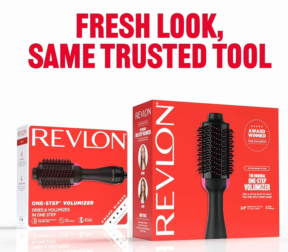 Thumbnail: Revlon One-Step Ceramic Hair Dryer & Volumizer Hot Air Brush, Black