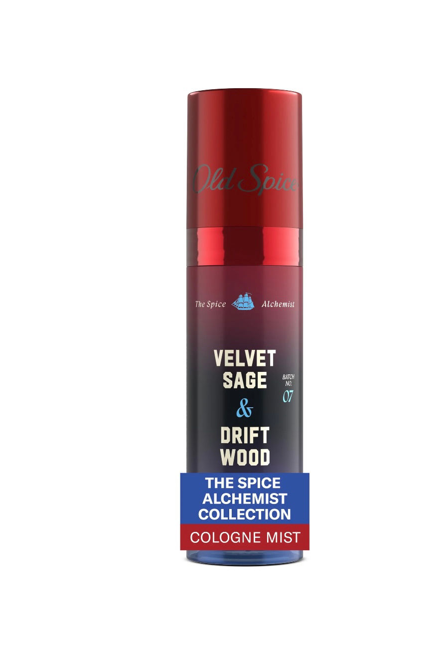 Old Spice Cologne Mist for Men, The Spice Alchemist Collection, Velvet Sage and