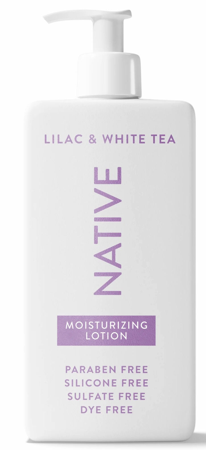 Native Moisturizing Hand & Body Lotion, Lilac & White Tea, Paraben Free, for Wom