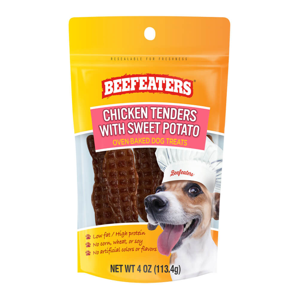 Beefeaters Chicken Tenders with Sweet Potato, 4oz,
