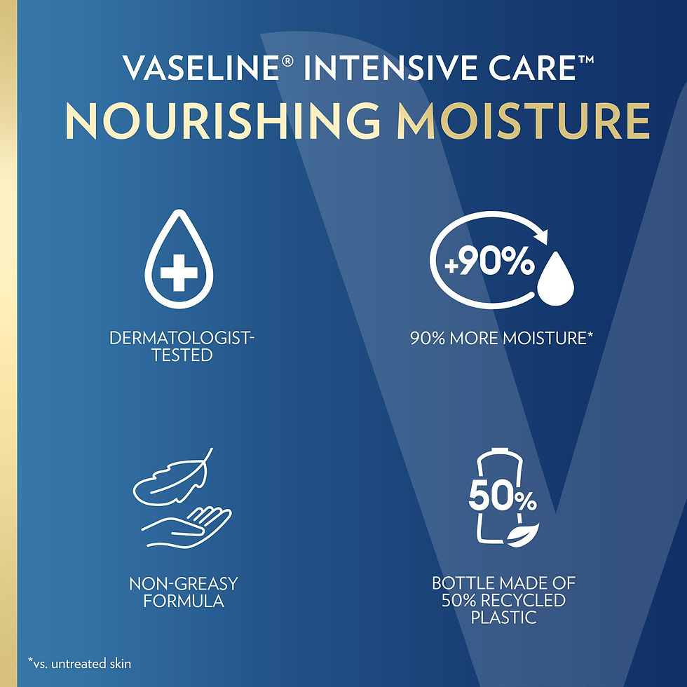 Thumbnail: Vaseline Intensive Care Nourishing Moisture Non Greasy Body Lotion, 32 fl oz