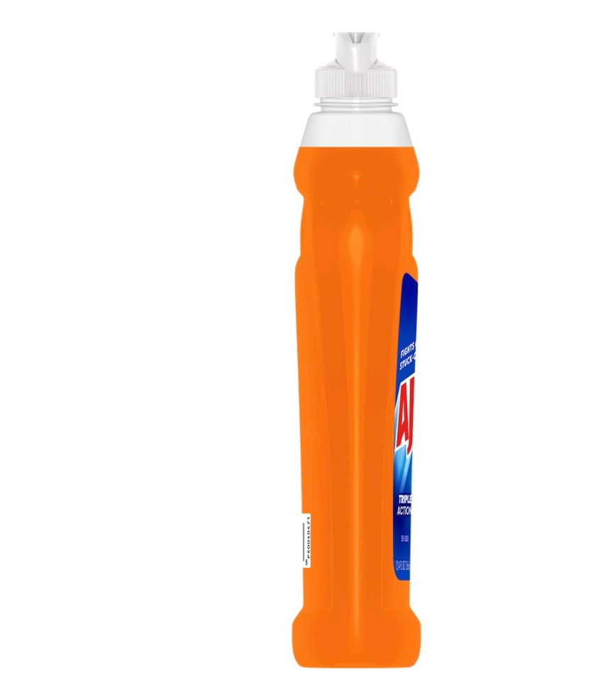 Thumbnail: Ajax Ultra Triple Action Dishwashing Liquid Dish Soap, Orange Scent, 12.4 Fluid 