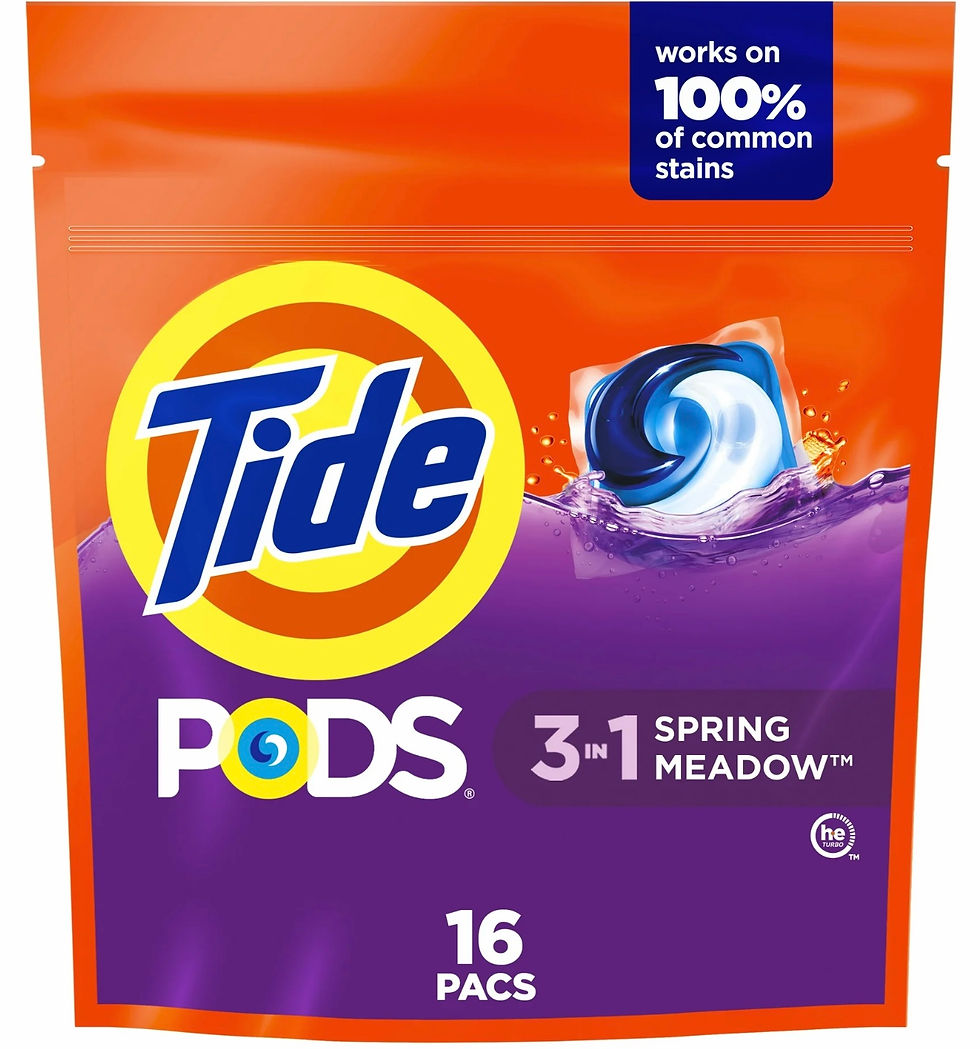Thumbnail: Tide PODS Liquid Laundry Detergent Packs, Spring Meadow Scent, 16 Count