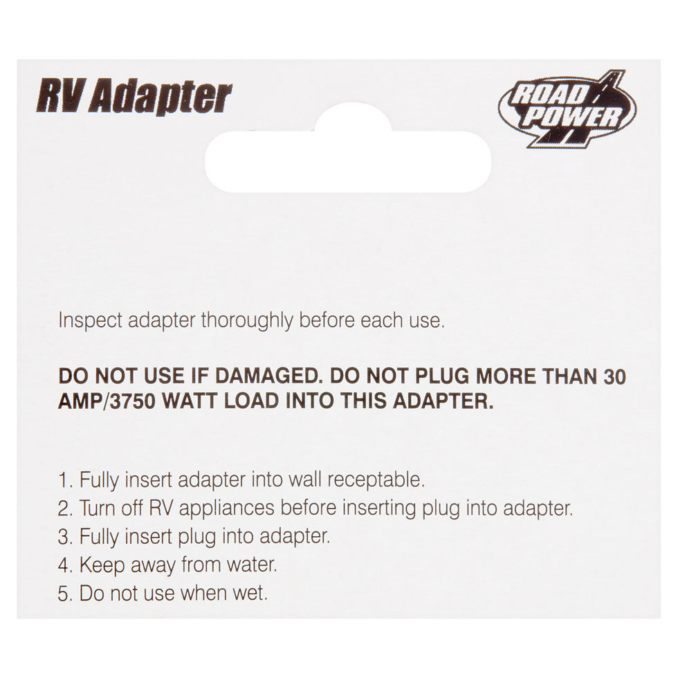 Thumbnail: Road Power 30 Amp Female 50 Amp Male RV Adapter