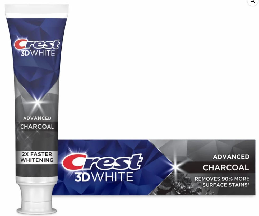 Thumbnail: Oral-B Crest 3D White Advance Charcoal Toothpaste 2.4oz Mint