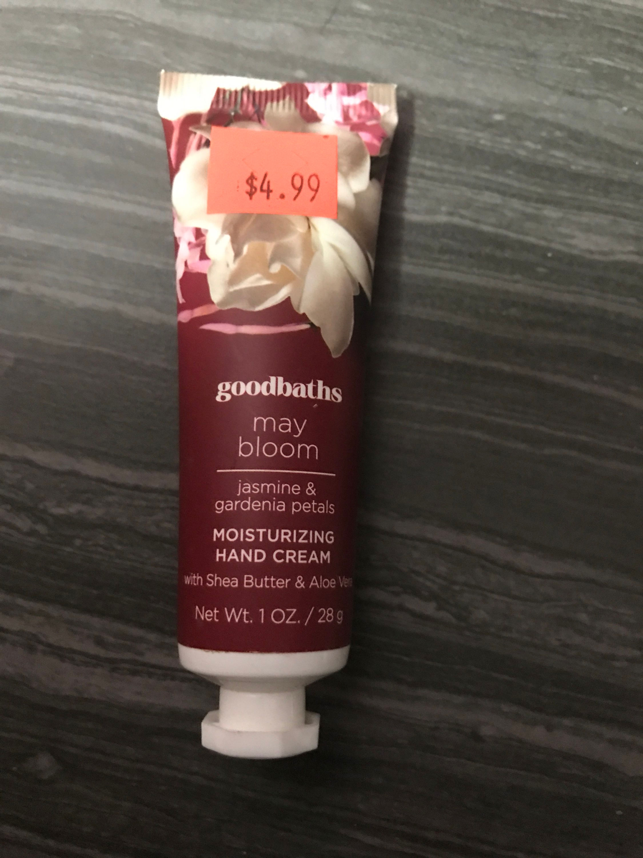 Goodbaths may bloom hand moisturizing cream