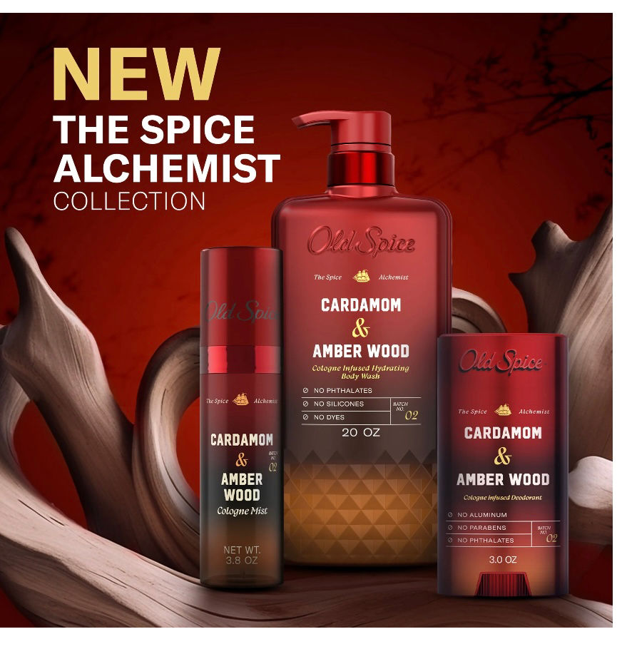 Thumbnail: Old Spice Body Wash for Men, The Spice Alchemist Collection, Cardamom and Amber 
