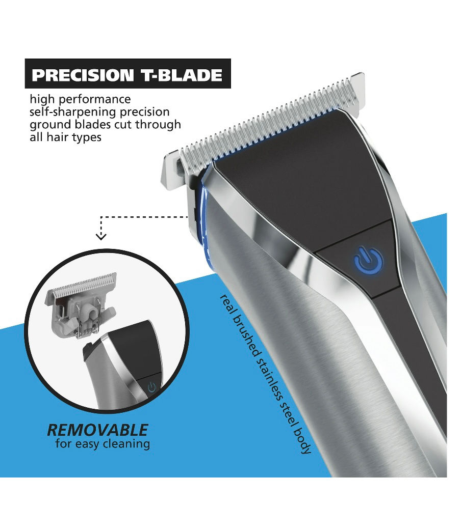 Thumbnail: Wahl Lithium Ion Stainless Steel Men's Beard Trimmer