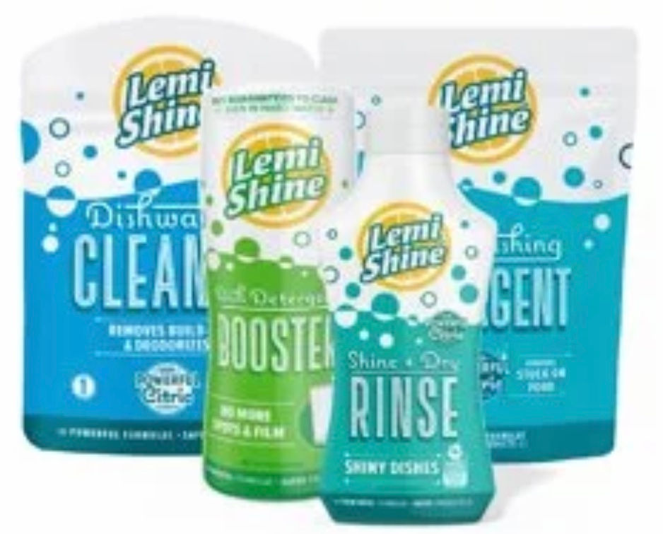 Thumbnail: Lemi Shine Shine + Dry, Dishwasher Rinse Aid, Spotless and Streakless Shine, 21 