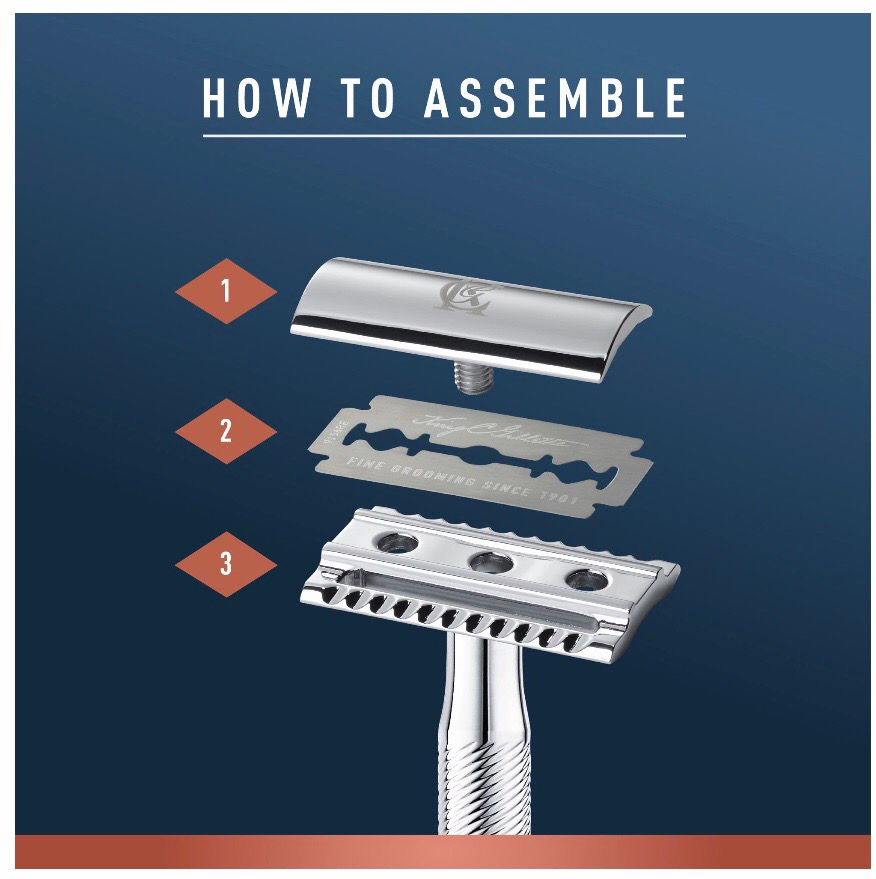 Thumbnail: King C Gillette Double Edge Safety Razor