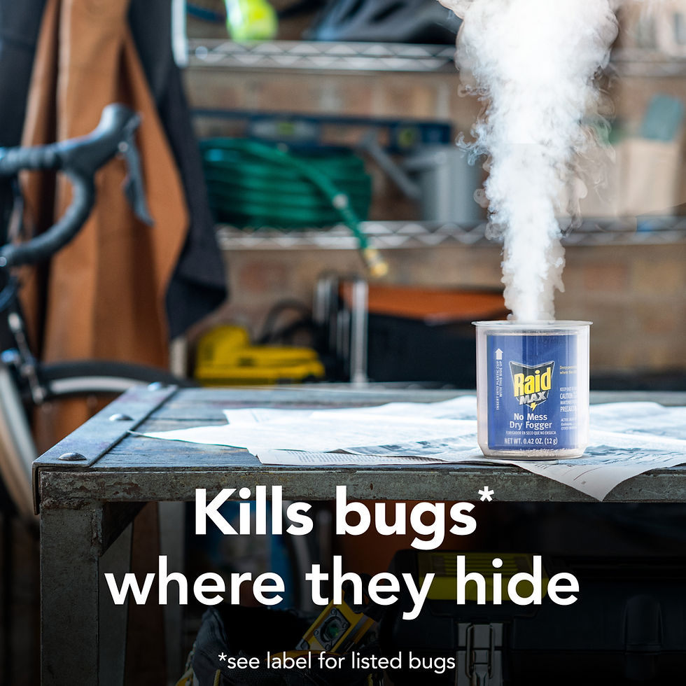 Thumbnail: Raid Max Mess Free Dry Fogger, Deep-Penetrating Bug Killing Fog for the Home, 3