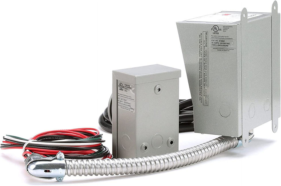 Thumbnail: Reliance Controls Pro/Tran 31406CRK Transfer Switch Kit 60 A 120/250 V 7500