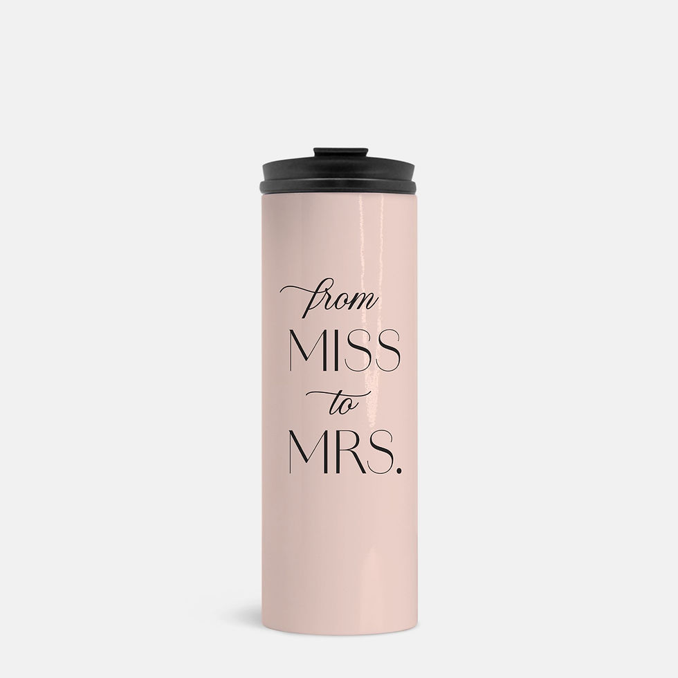Thumbnail: Miss to Mrs. Stainless Steel Tumbler