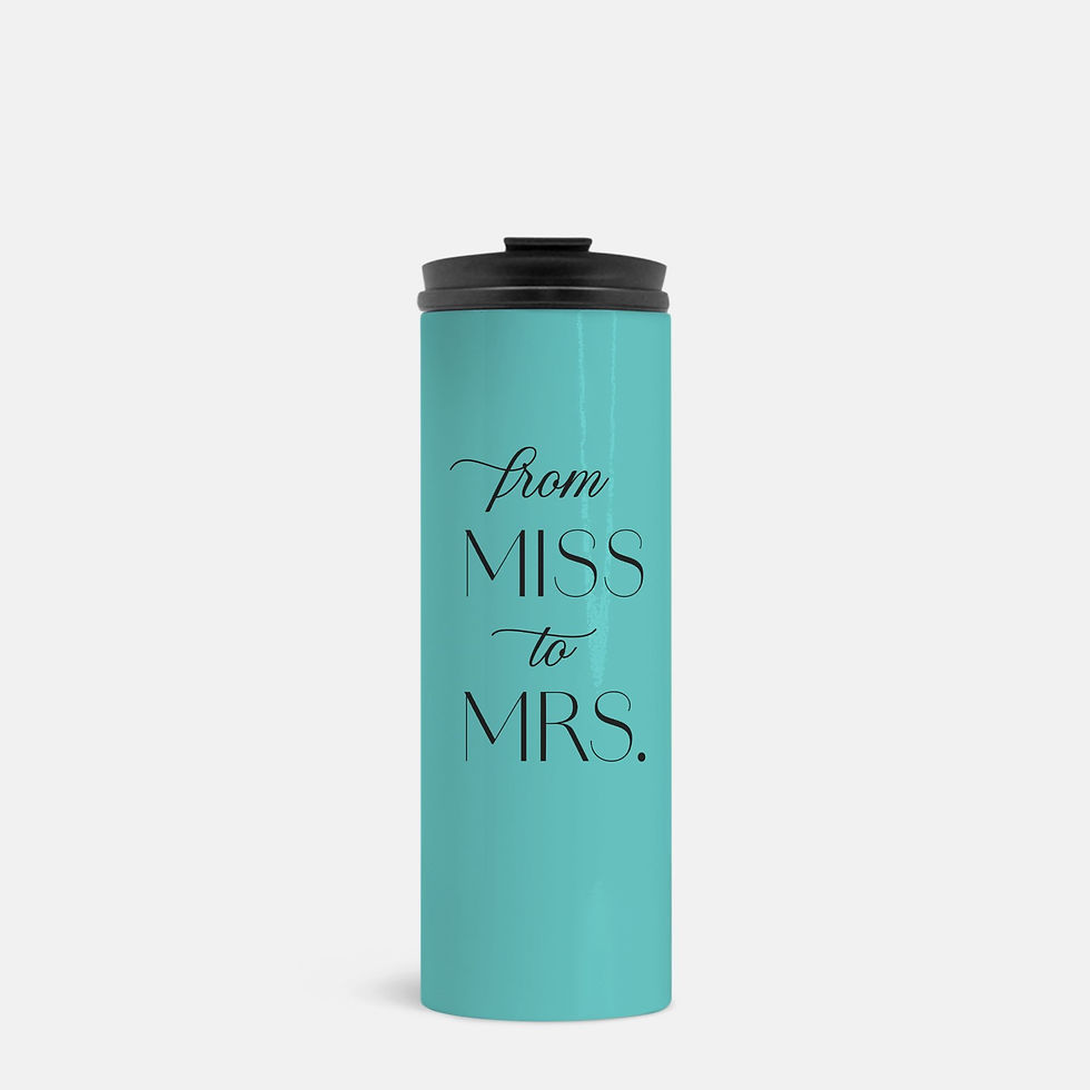 Thumbnail: Miss to Mrs. Stainless Steel Tumbler