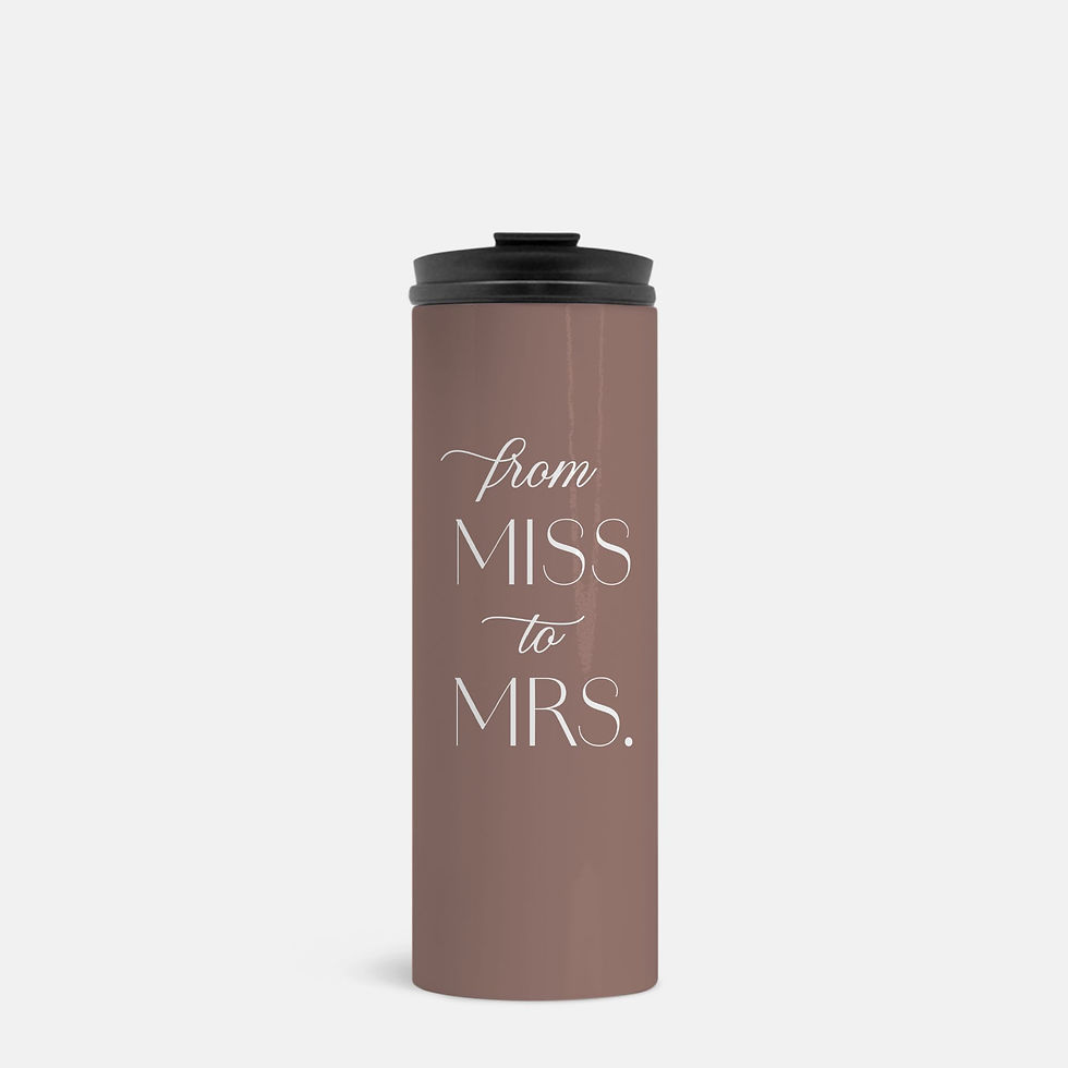 Thumbnail: Miss to Mrs. Stainless Steel Tumbler