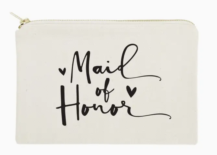Maid of Honor Canvas Pouch