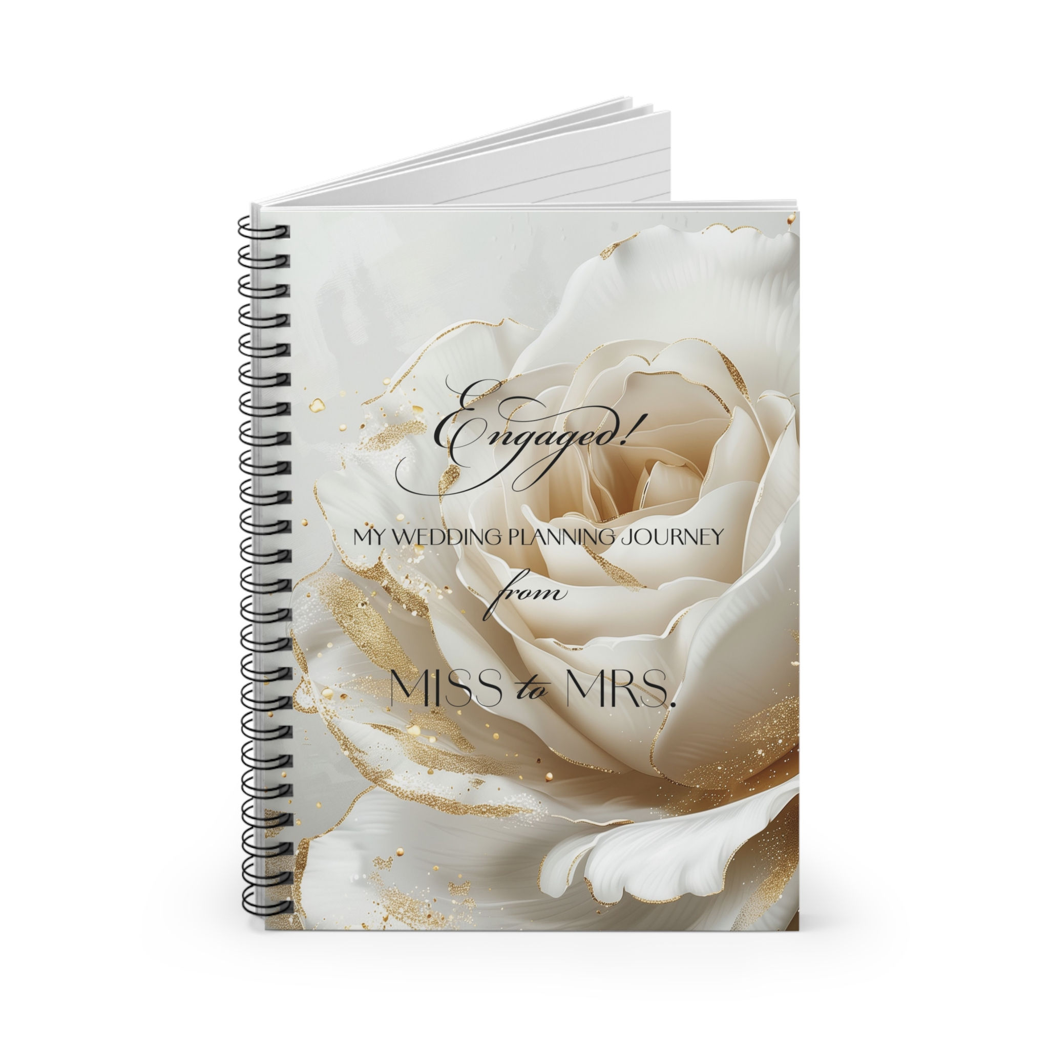 Miss to Mrs. Planning Spiral Notebook