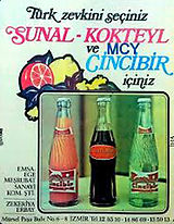 Sunal Kokteyl ve Cincibir markalarının reklamı
