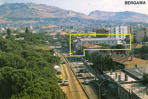 Bergama kartpostallarında Kermes Sineması. 1980'ler