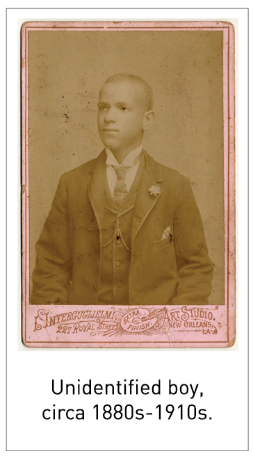 Unidentified boy, circa 1880s-1910s.