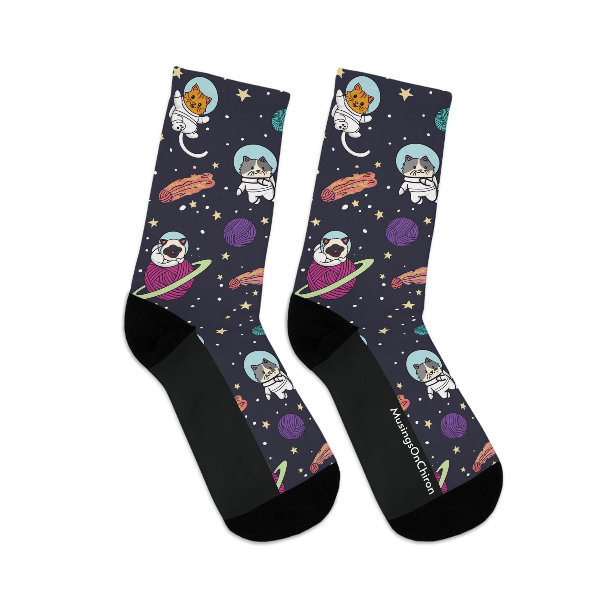 Kitten Cosmonauts Socks (One Size)