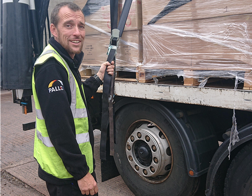 Pall_Ex South West driver, Neil Smith with his vehicle