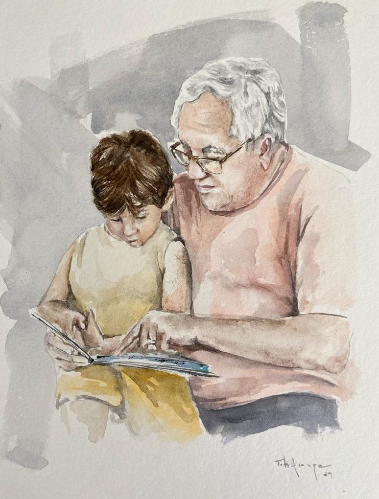 Vovô e Theo