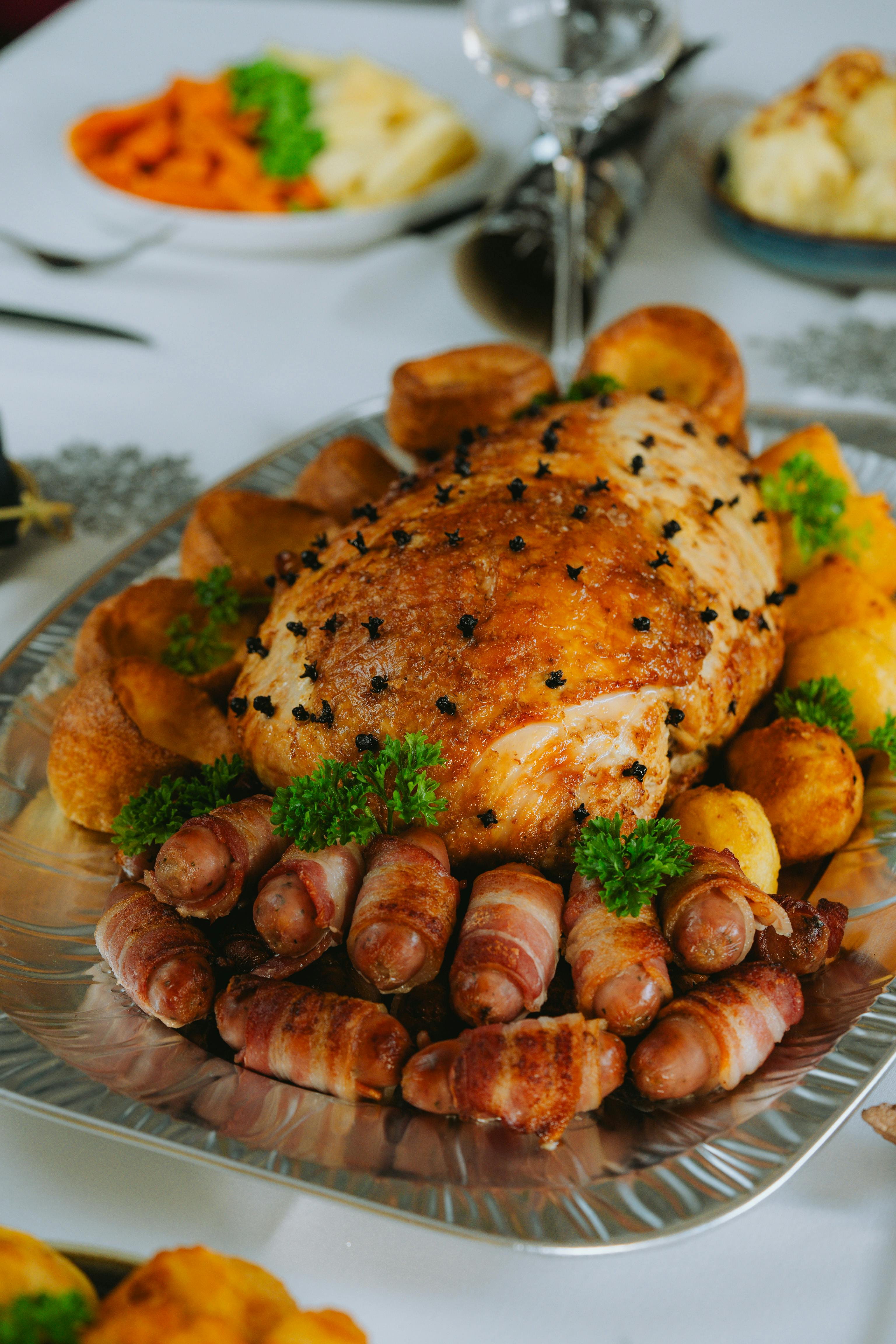 Arranged Food and Objects