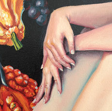 Even on the darkest night, when there is no light and no stars visible, you can still illuminate your path with the inner glow of your soul.
My favorite Ukrainian tradition is connected with the pumpkin. As in many nations, in Ukraine, the parents of the boy and girl could arrange a wedding without their consent, but if the girl did not like the young man, she could give him a pumpkin as a sign of refusal and then the wedding was canceled. So a Ukrainian woman could always choose her own destiny.
Details:
* Title: “Pumpkin”
* Artist: Tetiana Bogdanova
* Size: 39,37*31,5*1 inch (100*80*2 cm)
* Oil painting on canvas
* 2026
