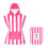 Thumbnail: Beach Poncho - Phi Phi Pink