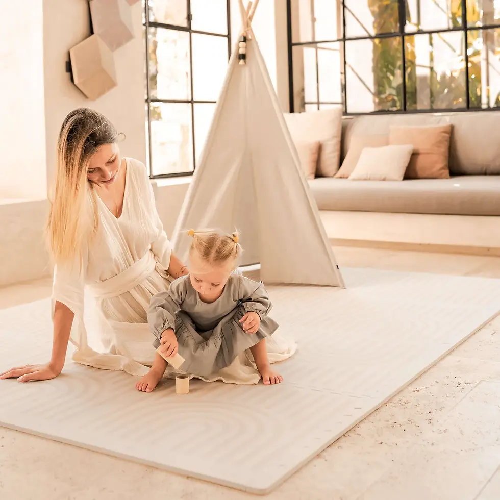 Thumbnail: Floor Playmat, Linear Series - Linen