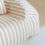 Thumbnail: Twill Chelsea Armchair - Taupe Stripes