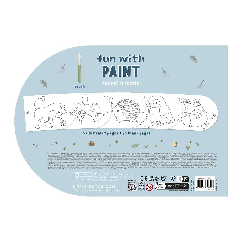 Thumbnail: Paint Book - Forest Friends