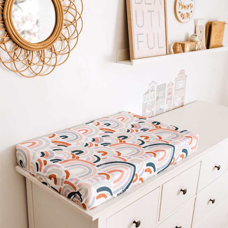 Thumbnail: Rainbow Baby - Bassinet Sheet / Change Pad Cover