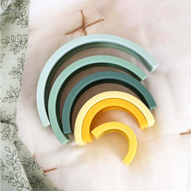 Thumbnail: Rainbow Stacking Toy - Sage
