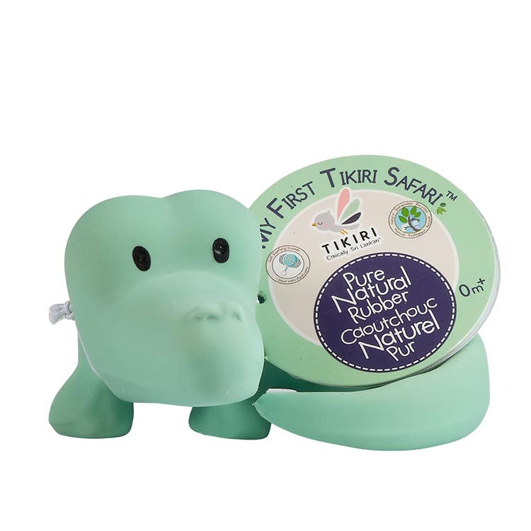 Thumbnail: Croc Bath Toy, Teether & Rattle