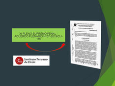 XI PLENO SUPREMO PENAL - ACUERDO PLENARIO N°07-2019/CIJ-116