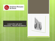 Casación N. 1640-2019-Nacional-Prisión Preventiva.
