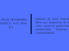 Omisión de actos funcionales. 