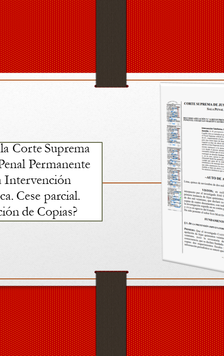 RECURSO APELACIÓN N° 4-2022/SUPREMA PONENTE: CÉSAR SAN MARTÍN CASTRO 
