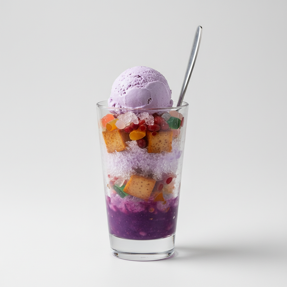 Ube Halo Halo Parfait