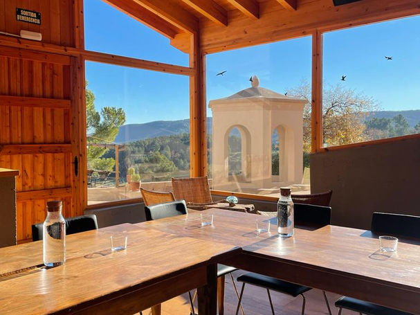 Group meeting room at a corporate retreat in Barcelona