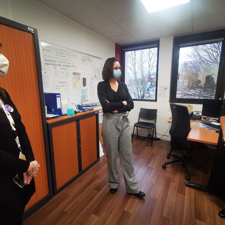 Visite du Pole Emploi de Thoiry