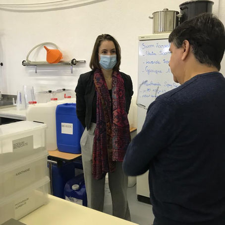 Visite du laboratoire Saniris