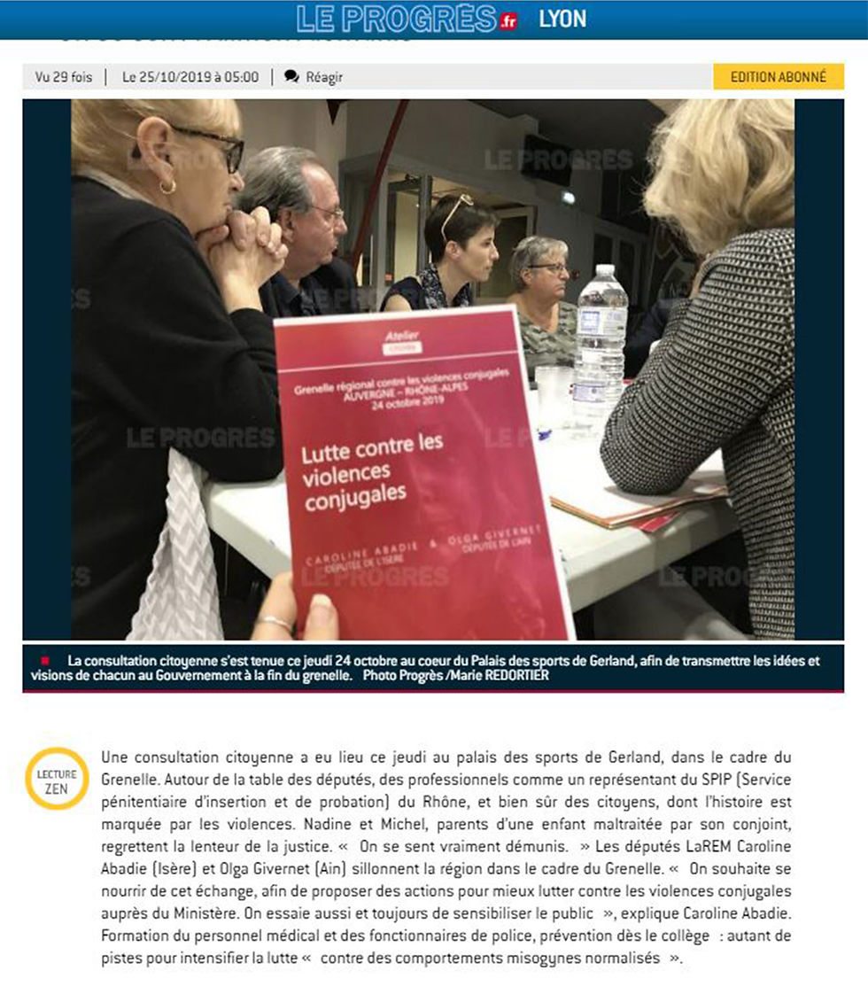 Article de presse - consultation citoyenne