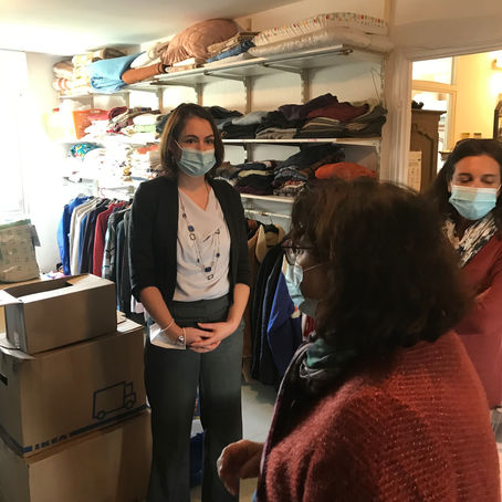 Visite du comité du Secours populaire de Bellegarde