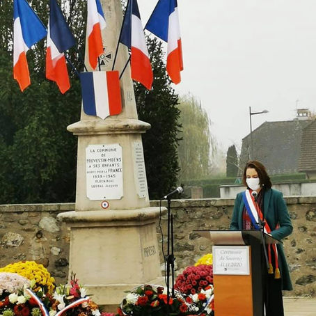 Cérémonie de commémoration du 11 novembre 2020