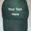 Thumbnail: Personalised Adults Brush Cotton 5 Panel Cap