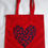 Thumbnail: Animal Print Heart Tote Shopper Bag
